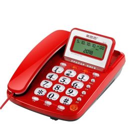 Accessories Home Hotel Fast Dial Wired Corded Fixed Telephone Desktop Phone Office Landline Fixed Telephone Caller ID