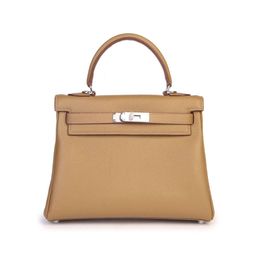 designer keilly bag Bag Guangzhou Baiyun Head Layer Cowhide Womens Factory Handheld Feather Leather