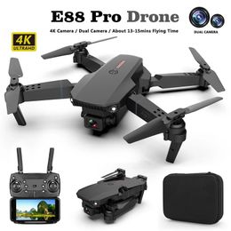 ZHENDUO E88 Pro Drone 4k Profesional HD Rc Aeroplane DualCamera WideAngle Head Remote Quadcopter Toy Helicopter 240417