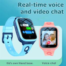 Alarm 4G Kids Smart Watch Phone 1000mAh Waterproof Video Call SOS GPS LBS WIFI Location Tracker K9 Children Watch Gift for Kids