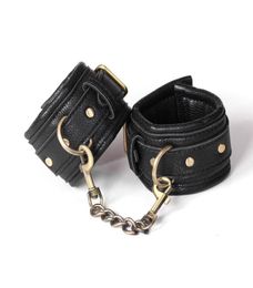 PU Leather Handcuffs Ankle Cuff Restraints Sex Bondage Bracelet BDSM Erotic Toys Sex Toy For Couple Erotic Accessories2877521