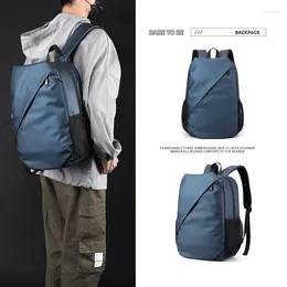 Backpack Business Men's Leisure Travel Middle School Student Schoolbag Multi-functional Boarding Bag