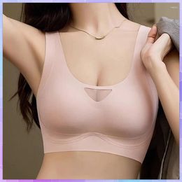 Camisoles & Tanks Sexy Push Up Bras For Women's Crop Tank Top Female Sports Seamless Bra Plus Size Padded Basic Tube Tops With Cups Backless