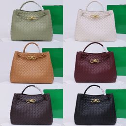 2024 New Handbag Designer Bag Totes Bags Handbags Woman Clutch Bag Real Leather Braid Fashion Black White Brown Green Large Beach Bags Weekender Travel Lady Bag 2024