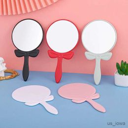 Mirrors 1pc Round Vanity Mirror Creative Handle Mirror Beauty Mirror Handle Mirror Makeup Handheld Mirror Round Handle Mirror