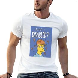 Men's Polos Am I Disabled ? T-Shirt Customized T Shirts Aesthetic Clothes Mens Pack