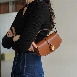 Women Retro Original Cellin Designer Bags New Underarm Bag Old Flower Bag Genuine Leather Saddle Bag Single with High Quality Original Logo