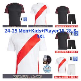 24 25 Peru Soccer Jerseys 2024 Home Away Copa Football Shirts FARFAN CUEVA CUBILLA Eleccion Peruana Cuevas SOLANO PIZARRO FLORES PINEAU Outdoor Apparel Men Kids Kit