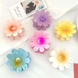 Hair Accessories Plumeria Frangipani Clip Ins Style Flower Hairpin Claw