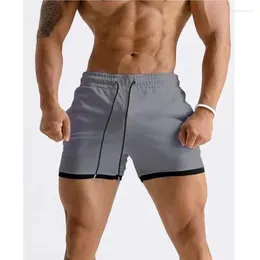 Men's Shorts 2024 Sports Man Summer Gyms Workout Male Breathable Mesh Short Pants Men Sportswear