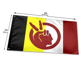 American Indian Movement Flags 3039 x 5039ft 100D Polyester Fast Vivid Color With Two Brass Grommets4697376