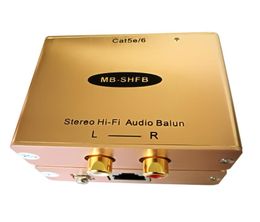 Cat5 Analog RCA AV Audio Isolator Extender Up to 1KM Hum Killer HiFi Audio Extender8383391