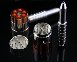 Cigarette Grinder Cigarette Pipe Tobacco Holder Tobacco Pipe Herb Grinder For Pipe Smokers Tobacco Grinding Holder1127523