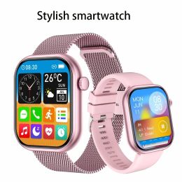 Watches 2024 New Smart Watch Women Call Custom Dial Smartwatch For GTS4 Waterproof Bluetooth Music Watches Full Touch Bracelet Clock Pro