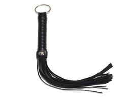 Sex Toys Adult Game Sexy Whip PU Leather Tassels Whip Flirt Toys Black Lash Handle Erotic Toy Sex products Clamps Whip Red 176011609469