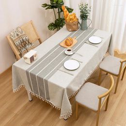 Table Cloth D25 Selling Ins Style Tablecloth Cotton And Linen No-wash Waterproof Oil-proof Nordic Home Coffee Tab