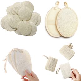 Natural Loofah Sponge Exfoliating Body Scrubber Made with Eco-Friendly and Biodegradable Shower Luffa Sponge Loofah for Women and Men