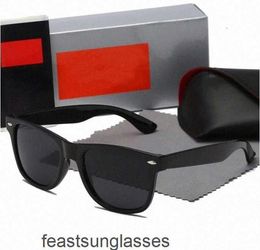 Rays Rey Ban Desinger Mens 54mm Sunglasses Polarized Womens Black Lenses Sun Glasses Female Male Green Rectangle M4hx# s s M8ku
