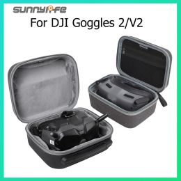 Bags For DJI Sunnylife FPV Goggles 2 Goggles V2 Storage Bag Suitcase For DJI FPV Flight Glasses Drop Protection Package Carrying Case