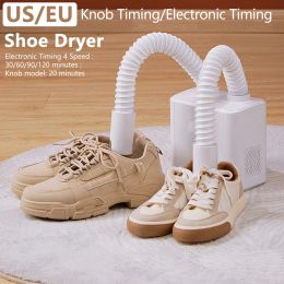 Dryers Shoe Dryer Electronic Timing Household Boot Dryer Activated Carbon Sterilization Deodorizing Shoes And Clothes Dryer EU/US Plug