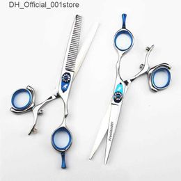 Hair Scissors H5.5" 6" Flying Shears 440C Swivel Thumb Rotating Hairdressing