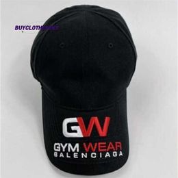 Letter Embroidery Caps Hip Hop Male Female Punk Baseball Hats Blnciaga Gym Were Embroidered Logo Cap Size l