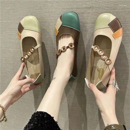 Casual Shoes Genuine Leather Soft Spring And Autumn Womens Comfortable Flat Sole