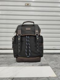 Backpack 222387 Men's Business Leisure Bag Mouth Design Draw Rope Side Can Put A Kettle
