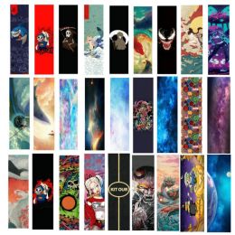 Board 84*23cm Double Rocker Skateboard Sandpaper Digital Spray Emery Electric Scooter Skate Board Deck Sticker Grip Tape Surfboard