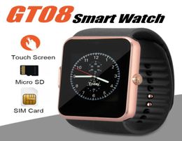 GT08 Smart Watch Bluetooth Smartwatches for Android Smartphones Wristband With SIM Card Slot Support NFC 144 inch Screen Health W7131908