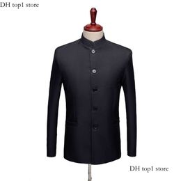 Designer Suit Chinese Style Men's Suits Jacket High-end Embroidery Brand British Suit Formal Business Mens Suit Three-piece Groom Wedding Dress Slim Fit Suit 695