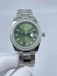 Wristwatches 36mmExquisite Fashion Waterproof Watch For Women - Night Glow Calendar Window Stainless Steel Band