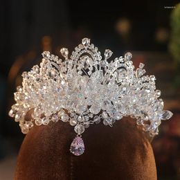 Hair Clips Crystal Bridal Tiaras Crowns Girls Rhinestone Prom Diadem Headband Wedding Accessories Jewellery Crown Tiara