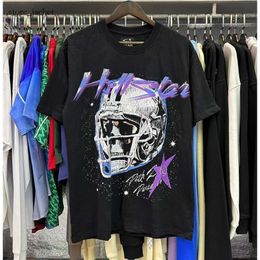 Hellstar T Shirt Graphic Tee Men's T-shirts Hellstar Short Sleeve Men Women High Quality Streetwear Hip Hop Fashion Hell Star T Shirt Washed Fabric Print Black 9979