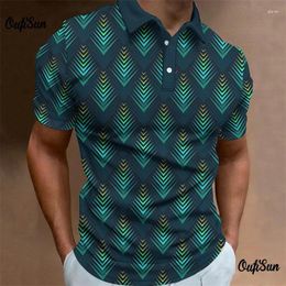 Men's Polos Fashion Polo Shirt 3d Printed Formal Shirts Short Sleeved Street Designer Oversized High-Quality Clothing
