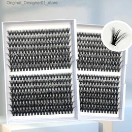 False Eyelashes 280 personal eyelashes 30D+40D mixed eyelash clusters 14 rows look like eyelash extensions Q240425