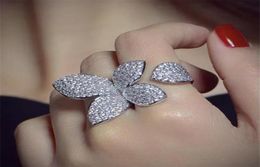 choucong Big Flower Promise Ring 925 Sterling Silver Micro pave Diamond cz Party Wedding Band Rings For Women Jewellery Gift12649382872418