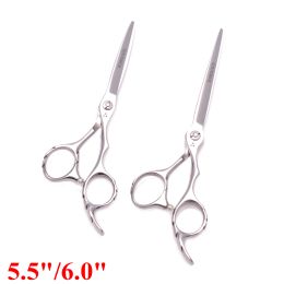 Shears 5.5 6.0 Inch Hair Cutting Scissors Japanese Steel 440c Professional Hairdressing Scissors Barber Hight Quality Shears Set 9202#