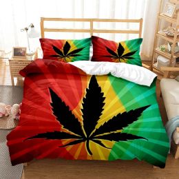 sets Colourful Hippie 3D linen printed bedding Queen bedding set Customised King size bedding set Soft and comfortable