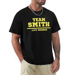 Men's Polos Team Smith - Life Member T-Shirt Edition Short Sleeve Tee Heavy Weight T Shirts For Men