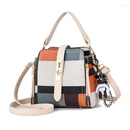 Shoulder Bags 2024 Mini Hit Color Handbags Women Fashion Casual Style Strap Messenger Bag Purse Simple Crossbody