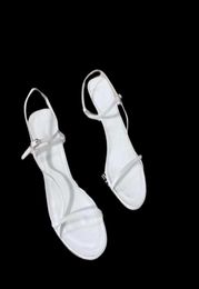 Summer WoNEW coveting designer sandals women Summer Bare leather sandals slender straps soft leather Office Dress shoes P8292475