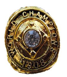 1908 Cubs World Baseball ring Souvenir Men Fan Gift 2019 wholesale Drop Shipping4397594