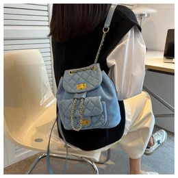 Backpack Women's Backpacks 2024 Trend Female Bag Small School Bags Rucksack For Teen Girls Fashion Casual Women