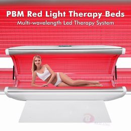 Collagen Therapy Machine Red Light beauty salon use ant-aging Skin Rejuvenation care PDT bed Infrared solarium whitening equipment solarium spa capsule