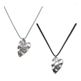 Pendant Necklaces Heart Small Choker Steel Material Love For Women Girls