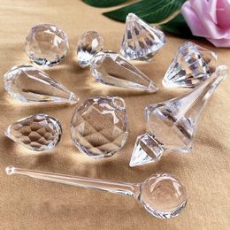 Decorative Figurines 0.5kg Various Styles Of Acrylic Diamond Pendants DIY Door Curtain Crystal Beads Wedding Props Lighting Decorations