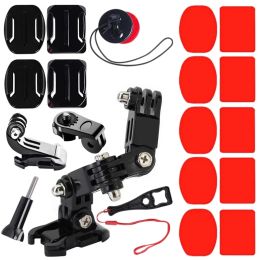 Accessories Motorcycle Helmet Kit for GoPro Hero 1110 9 8 7 Action Camera Accessories Set Chin Mount Bracket Bike Chin Mount For Go Pro