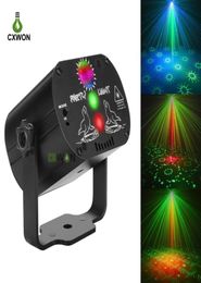 Laser Disco Lighting 60 Patterns Colourful DJ LED Stage Light USB Rechargeable Party Birthday Projector Effect lights7278584