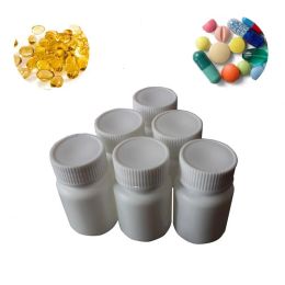 Bottles 50pcs 15100ml White Plastic Empty Sealed Bottles Portable Medicine Bottle Solid Powder Capsule Containers Liquid Reagent Bottle